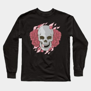 Love Skull Halloween Long Sleeve T-Shirt